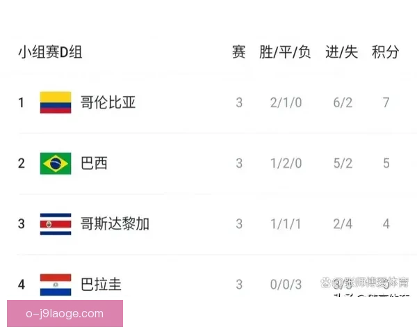 从积分榜波动透视美洲杯赛场格局与球队走势变化解析全景解读